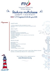 RADUNO MULTICLASSE CADETTI 2015