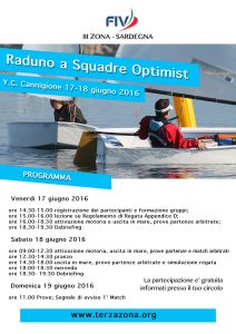 Raduno a Squadre Optimist Cannigione 17-18 giugno 2016