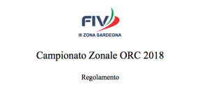 Campionato Zonale ORC 2018 – Regolamento