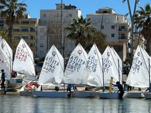 allenamento tecnico Optimist Alghero