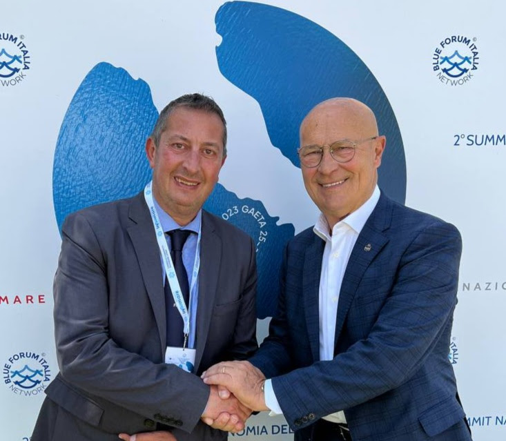 Francesco Ettorre - Presidente Federazione Italiana Vela e Saverio Cecchi - Presidente Confindustria Nautica e I Saloni Nautici
