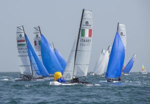 ORGANIZZATI DAL WINDSURFING CLUB CAGLIARI, PER LA PRIMA VOLTA NELLE ACQUE DEL POETTO, I CAMPIONATI EUROPEI NACRA 15