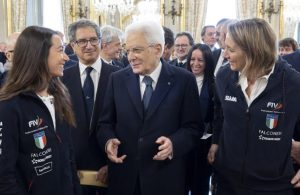 Marta Maggetti e Sergio Mattarella: un incontro storico per i 100 anni della FIV