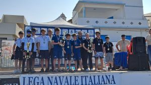 Due squadre sarde sul podio al Team Race Nazionale O’penSkiff: LNI Sulcis qualificata per il Mondiale