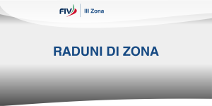Raduni di zona 2026