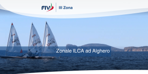 Zonale ILCA ad Alghero: vento leggero e grande partecipazione