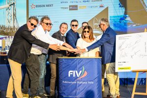 La cerimonia di apertura del Campionato Italiano Assoluto d’Altura Edison Next a Gaeta