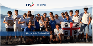 Francesco Cao e Diego Montaldo del Windsurfing Club Cagliari si aggiudicano la Coppa Italia Techno 293 sul Lago di Bracciano